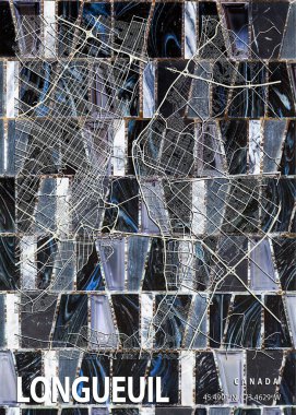 Longueuil - Kanada Dendrobium Mermer Haritası dünyanın en ünlü şehirlerinin güzel bir kopyası. Bu fiyata böyle bir baskı bulamazsın..