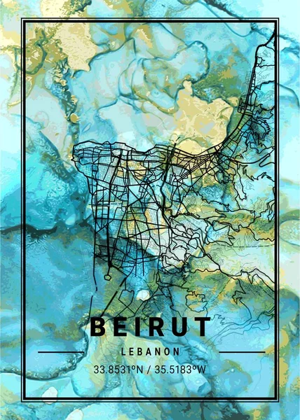 Beyrut - Lübnan Çiçeği Mermer Haritası dünyanın en ünlü şehirlerinin güzel bir kopyası. Bu fiyata böyle bir baskı bulamazsın..
