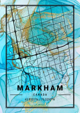 Markham - Kanada Bahçecilik Mermer Haritası dünyanın en ünlü şehirlerinin güzel baskılarıdır. Bu fiyata böyle bir baskı bulamazsın..