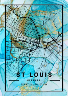 St. Louis - Amerika Birleşik Devletleri Bahçıvanlık Mermer Haritası dünyanın en ünlü şehirlerinin güzel baskılarıdır. Bu fiyata böyle bir baskı bulamazsın..