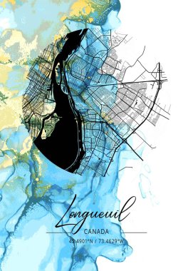 Longueuil - Kanada Hanımeli Mermer Haritası dünyanın en ünlü şehirlerinin güzel baskılarıdır. Bu fiyata böyle bir baskı bulamazsın..