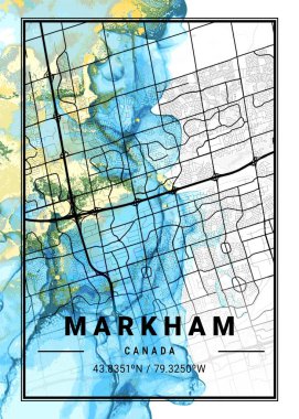Markham - Kanada Jasmine Mermer Haritası dünyanın en ünlü şehirlerinin güzel bir kopyası. Bu fiyata böyle bir baskı bulamazsın..