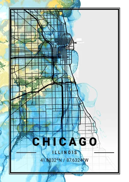 Chicago - Amerika Birleşik Devletleri Yasemin Mermer Haritası dünyanın en ünlü şehirlerinin güzel bir kopyası. Bu fiyata böyle bir baskı bulamazsın..