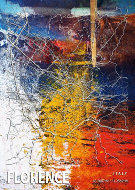Floransa - İtalya Lily Mermer Haritası dünyanın en ünlü şehirlerinin güzel bir kopyası. Bu fiyata böyle bir baskı bulamazsın..