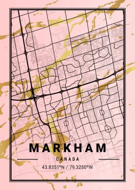 Markham - Kanada Magnolia Mermer Haritası dünyanın en ünlü şehirlerinin güzel bir kopyası. Bu fiyata böyle bir baskı bulamazsın..