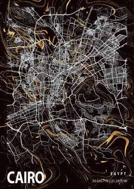 Kahire - Mısır Montbretia Mermer Haritası dünyanın en ünlü şehirlerinin güzel bir kopyası. Bu fiyata böyle bir baskı bulamazsın..