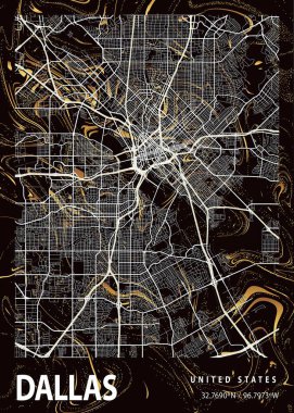 Dallas - Birleşik Devletler Montbretia Mermer Haritası dünyanın en ünlü şehirlerinin güzel bir kopyası. Bu fiyata böyle bir baskı bulamazsın..