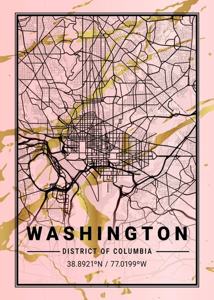Washington - Birleşik Devletler Magnolia Mermer Haritası dünyanın en ünlü şehirlerinin güzel bir kopyası. Bu fiyata böyle bir baskı bulamazsın..