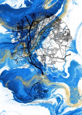 Kahire - Mısır Oleander Mermer Haritası dünyanın en ünlü şehirlerinin güzel bir kopyası. Bu fiyata böyle bir baskı bulamazsın..