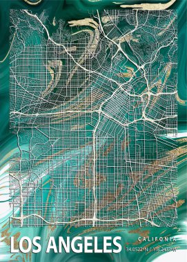 Los Angeles - Birleşik Devletler Nymphoides Mermer Haritası dünyanın en ünlü şehirlerinin güzel baskılarıdır. Bu fiyata böyle bir baskı bulamazsın..