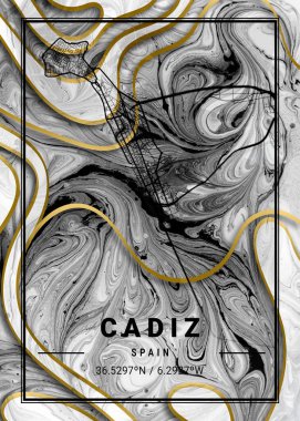 Cadiz - İspanya Ronmit Mermer Haritası dünyanın en ünlü şehirlerinin güzel bir kopyası. Bu fiyata böyle bir baskı bulamazsın..