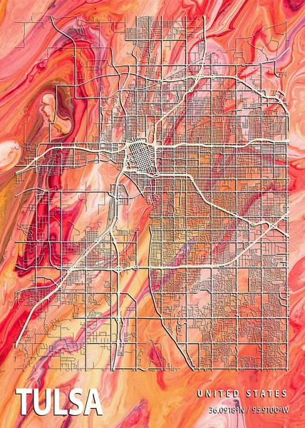 Tulsa - Birleşik Devletler İstatistik Mermer Haritası dünyanın en ünlü şehirlerinin güzel bir kopyası. Bu fiyata böyle bir baskı bulamazsın..