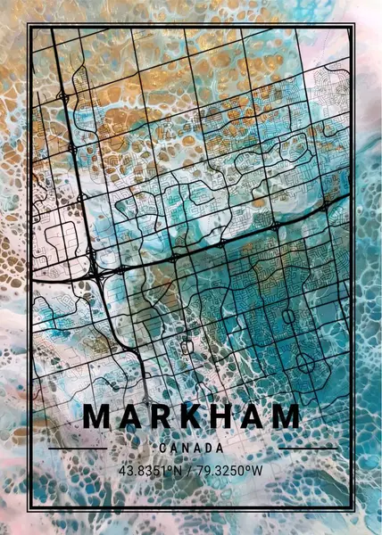 Markham - Kanada Sunmix Mermer Haritası dünyanın en ünlü şehirlerinin güzel bir kopyası. Bu fiyata böyle bir baskı bulamazsın..