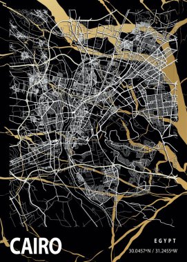 Kahire - Mısır Wisteria Mermer Haritası dünyanın en ünlü şehirlerinin güzel bir kopyası. Bu fiyata böyle bir baskı bulamazsın..