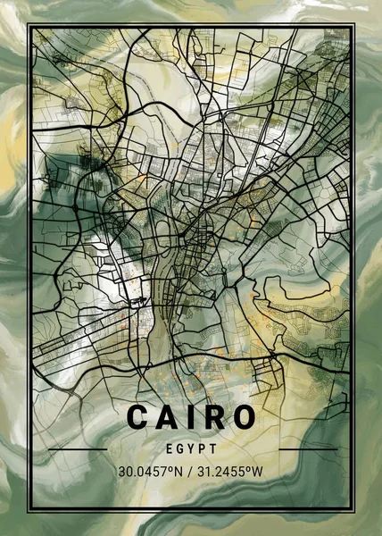 Κάιρο Αίγυπτος Μαρμάρινος Χάρτης Της Τουλίπας Είναι Όμορφες Εκτυπώσεις Από — Φωτογραφία Αρχείου