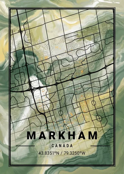 Markham - Kanada Lale Mermer Haritası dünyanın en ünlü şehirlerinin güzel bir kopyası. Bu fiyata böyle bir baskı bulamazsın..