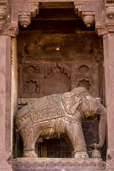 Una Estatua Elefante Templo India — Foto de Stock