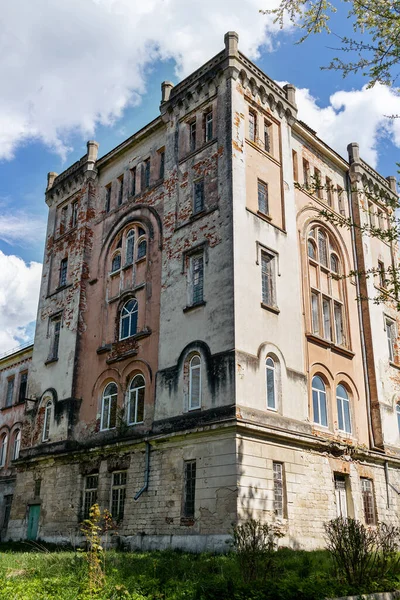 Vista Palácio Stanislav Skarbek Aldeia Ustnava Castelos Ucrânia — Fotografia de Stock