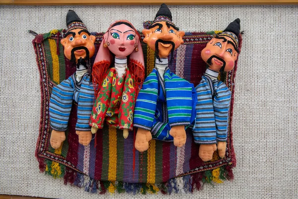 Handmade Puppets Buhkara Puppet Theatre Bukhara Uzbekistan — Stock Photo, Image