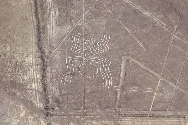 Örümcek geoglifleri, Nazca gizemli çizgileri ve geoglifler. Peru