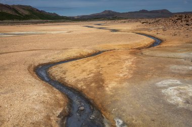 Vatnajkull Ulusal Parkı. Lav tarlaları. İzlanda