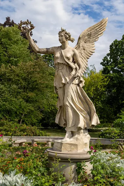 Angel Statue Gardens Royal Palace Wilanw Warsaw Poland Royalty Free Stock Photos