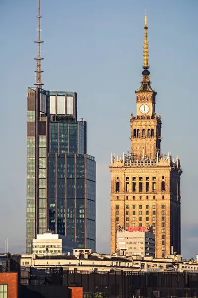 View Building Culture Science Warsaw Poland Stock Image