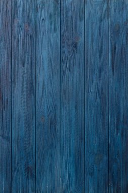 Ahşap mavi arka plan. Dikey arkaplan. Ahşap doku