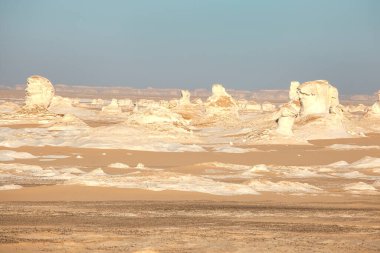 Mısır 'da Beyaz Çöl Manzarası