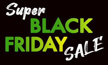 Kara Cuma indirimli afişi. vektör illüstrasyonu