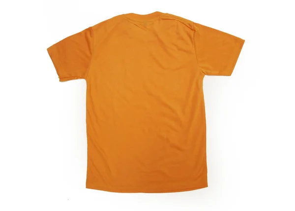 Camiseta Olivo Maqueta Vista Frontal Trasera Modelo Masculino Con Camiseta — Foto de Stock