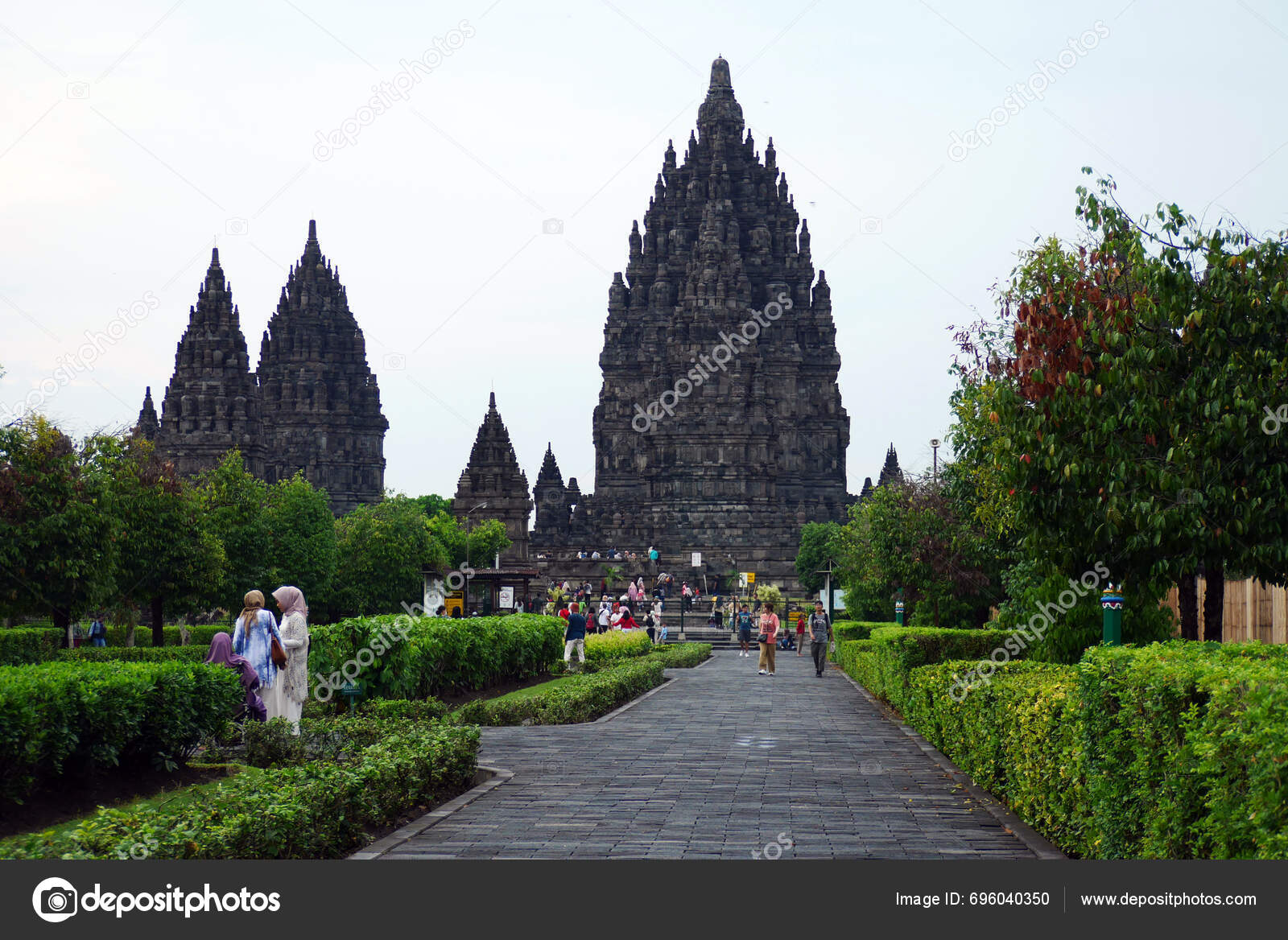 Yogyakarta Indonesia December 2023 Prambanan Temple Cultural Heritage 