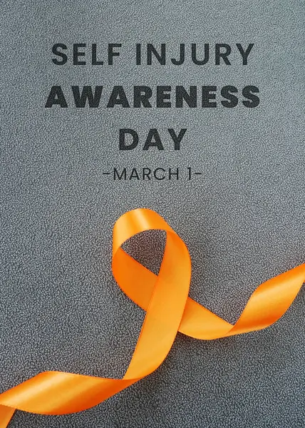 Self-Injury Awareness Month, Leukemia, Kidney cancer day, world Multiple Sclerosis, CRPS, Orange Ribbon for Healthcare and World cancer day concept