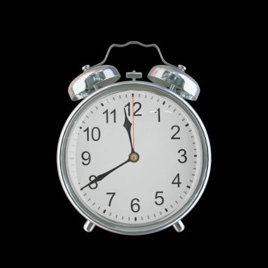 Akşam 11: 40 ya da AM Vintage Çelik Alarm Saati