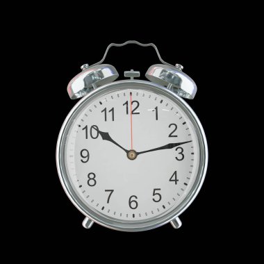 Akşam 10: 13 veya AM Vintage Çelik Alarm Saati