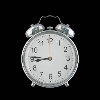 Akşam 8: 46 ya da AM Vintage Çelik Alarm Saati