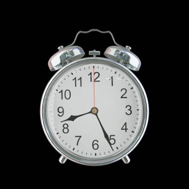 Akşam 8: 26 ya da AM Vintage Çelik Alarm Saati