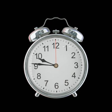 Akşam 9: 46 ya da AM Vintage Çelik Alarm Saati