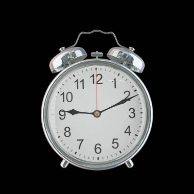 Akşam 9: 11 veya AM Vintage Çelik Alarm Saati