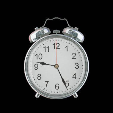 Akşam 9: 26 ya da AM Vintage Çelik Alarm Saati