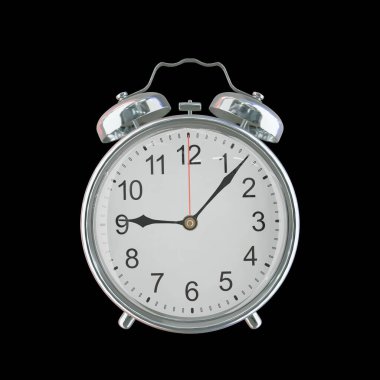 Akşam 9: 07 ya da AM Vintage Çelik Alarm Saati