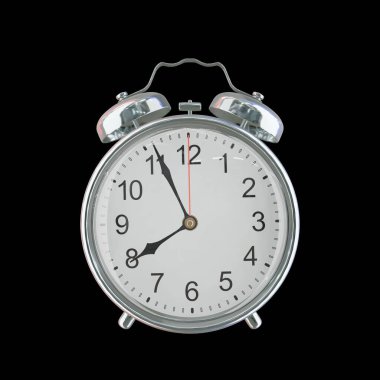 Akşam 7: 56 ya da AM Vintage Çelik Alarm Saati