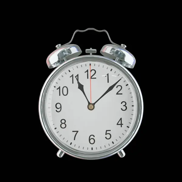 Akşam 11: 08 veya AM Vintage Çelik Alarm Saati