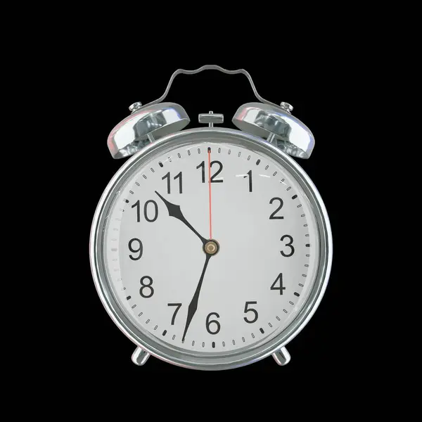 10: 33 PM veya AM Vintage Çelik Alarm Saati