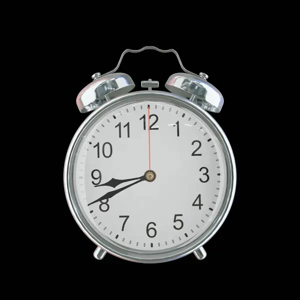 Akşam 8: 41 veya AM Vintage Çelik Alarm Saati