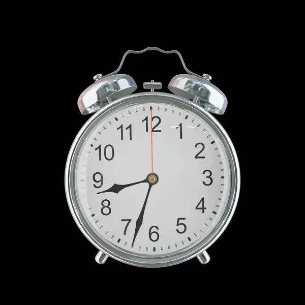 Akşam 8: 33 veya AM Vintage Çelik Alarm Saati