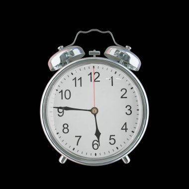 Akşam 5: 46 ya da AM Vintage Çelik Alarm Saati