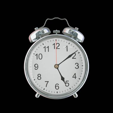 Akşam 5: 09 ya da AM Vintage Çelik Alarm Saati