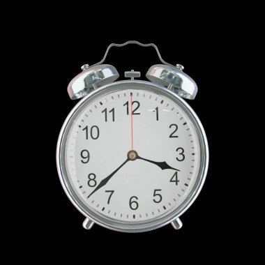 Öğleden Sonra 3: 38 veya AM Vintage Çelik Alarm Saati