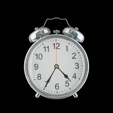 Öğleden Sonra 4: 35 veya AM Vintage Çelik Alarm Saati